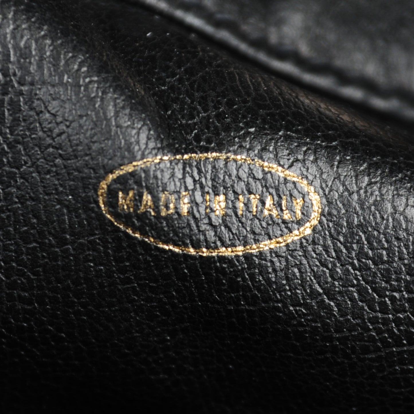 Lambskin CC Drawstring Shoulder Bag Black