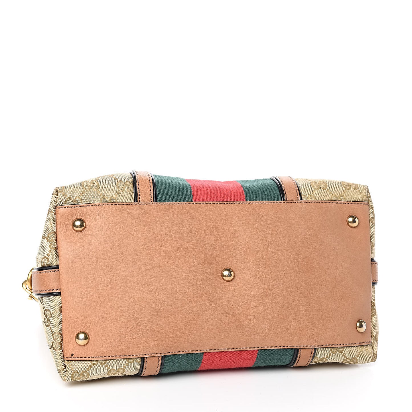 Monogram Web Rania Top Handle Bag Natural