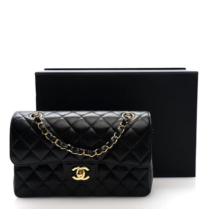 Chanel Caviar Quilted Small Double Flap Black 10 of 10