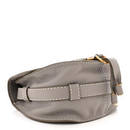 Chloe Calfskin Mini Marcie Round Crossbody Bag Cashmere Grey 4 of 12
