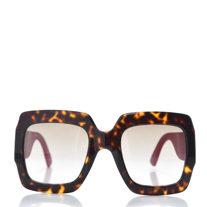 Gucci Square Frame GG0102S Sunglasses Glitter Pink Multi 3 of 7