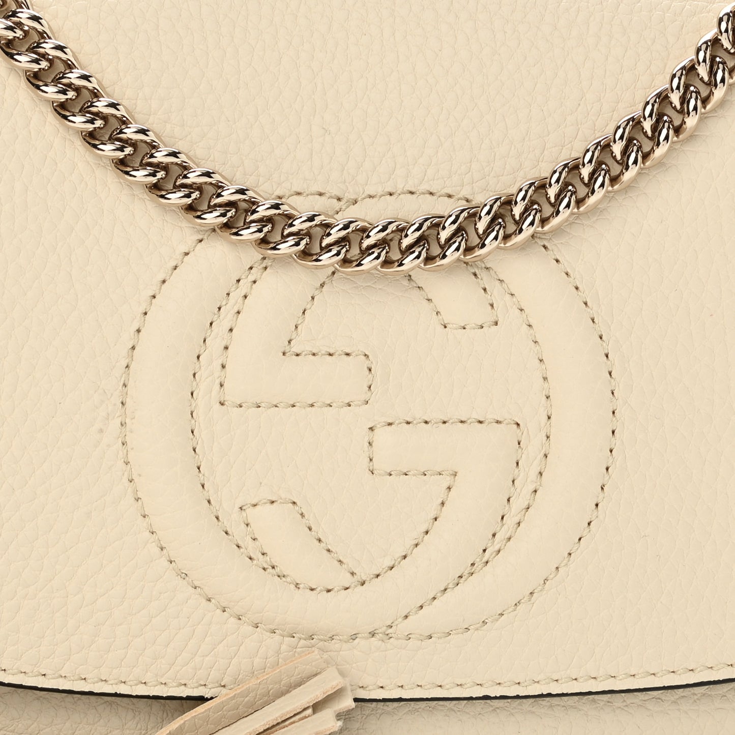 Cellarius Calfskin Medium Soho Flap Crossbody Ivoire