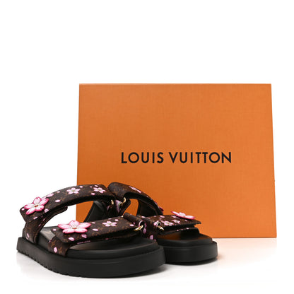 Louis Vuitton LV X TM LV Sunset Comfort Mule Sandal 38 Sakura Brown 9 of 9