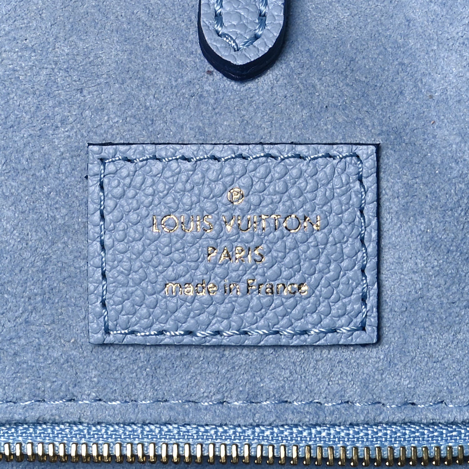 Louis Vuitton Empreinte Monogram Giant By The Pool Onthego MM Summer Blue 5 of 10