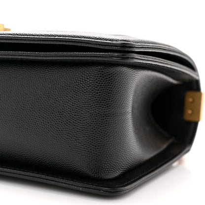 Chanel Caviar Quilted Medium Boy Flap Black 10 of 11