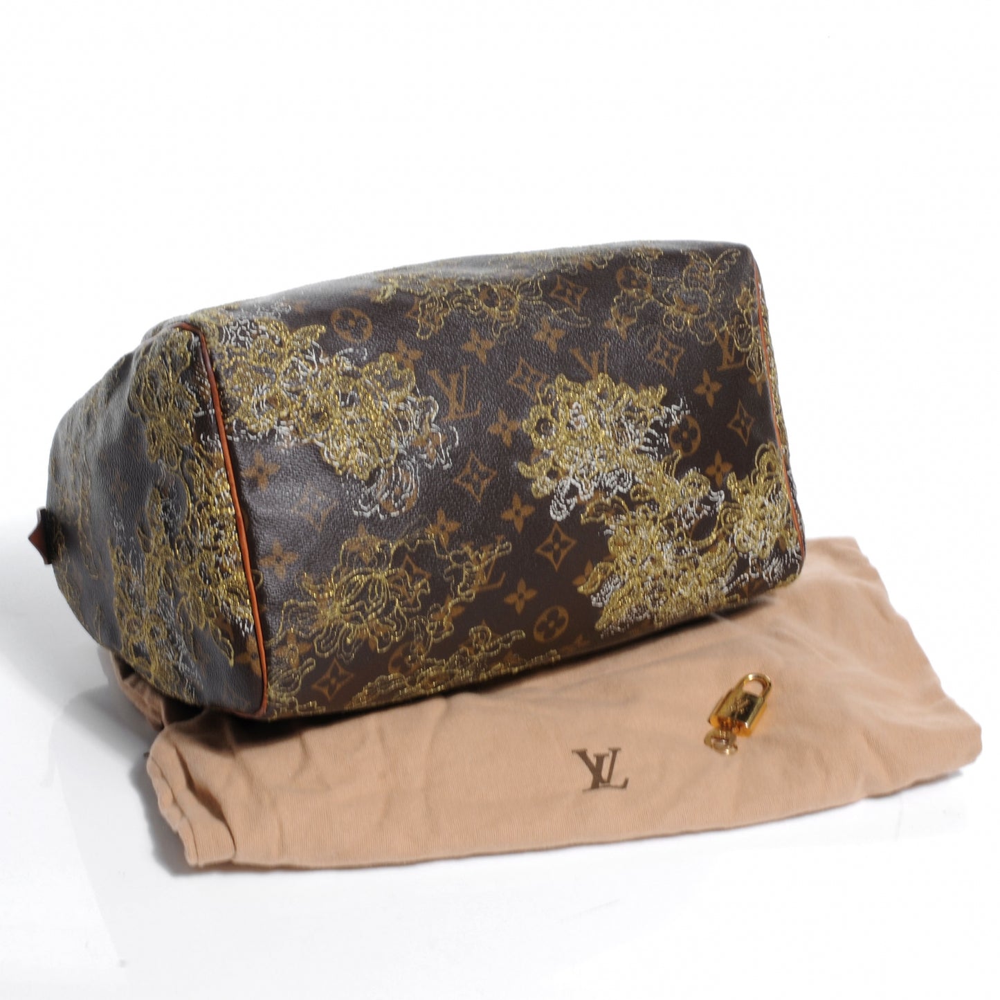 Monogram Dentelle Speedy 30 Gold