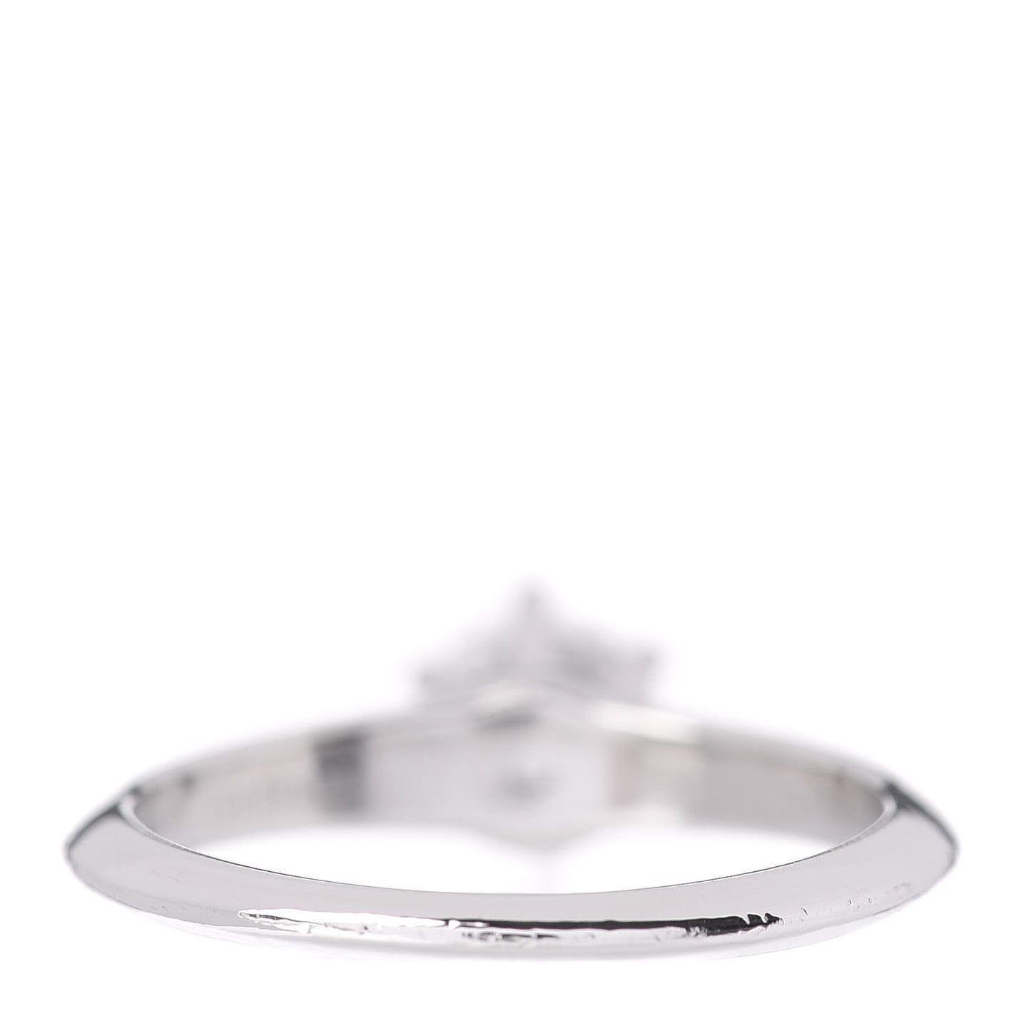 Platinum Diamond .66ct Solitaire Engagement Ring 50 5.25