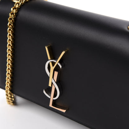 Saint Laurent Calfskin Small Monogram Kate Satchel Black 9 of 9
