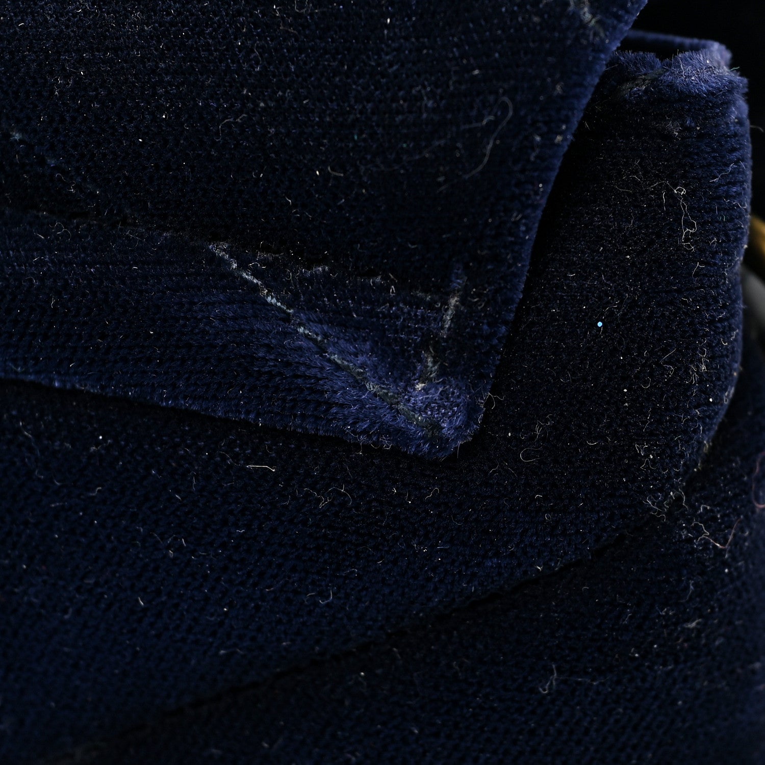 Saint Laurent Velvet Y Quilted Monogram Toy Loulou Crossbody Bag Navy 27 of 31