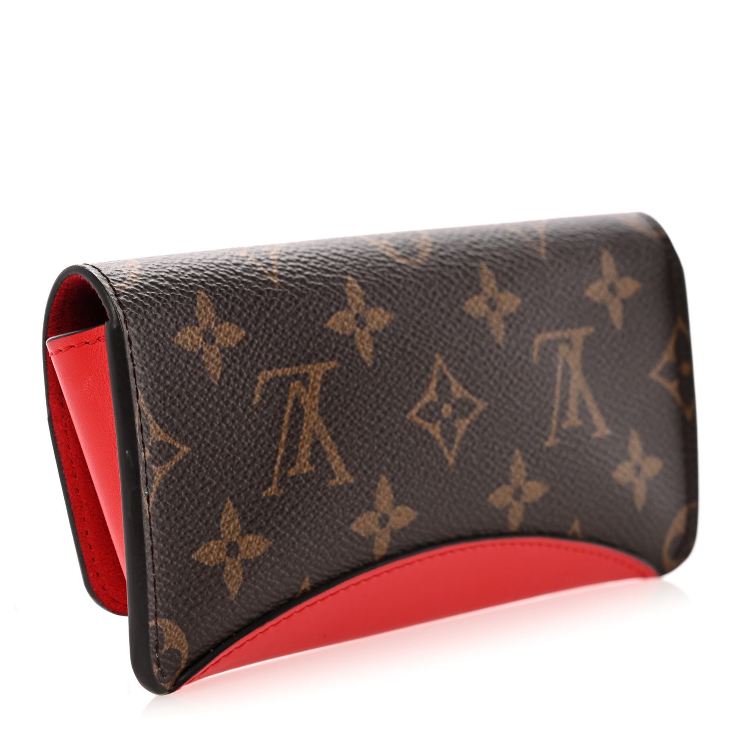 Monogram Woody Glasses Case Rouge