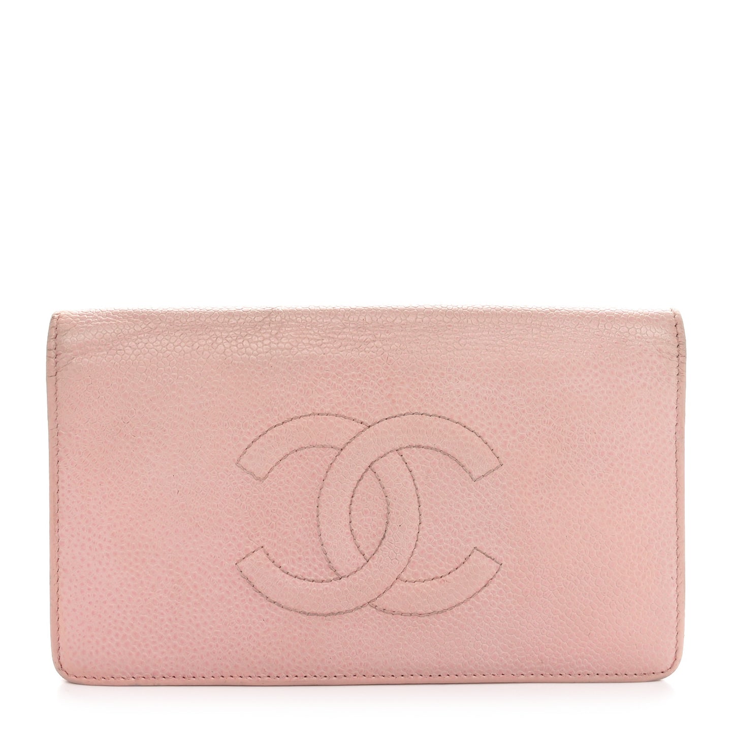 Caviar Timeless CC Yen Wallet Pink