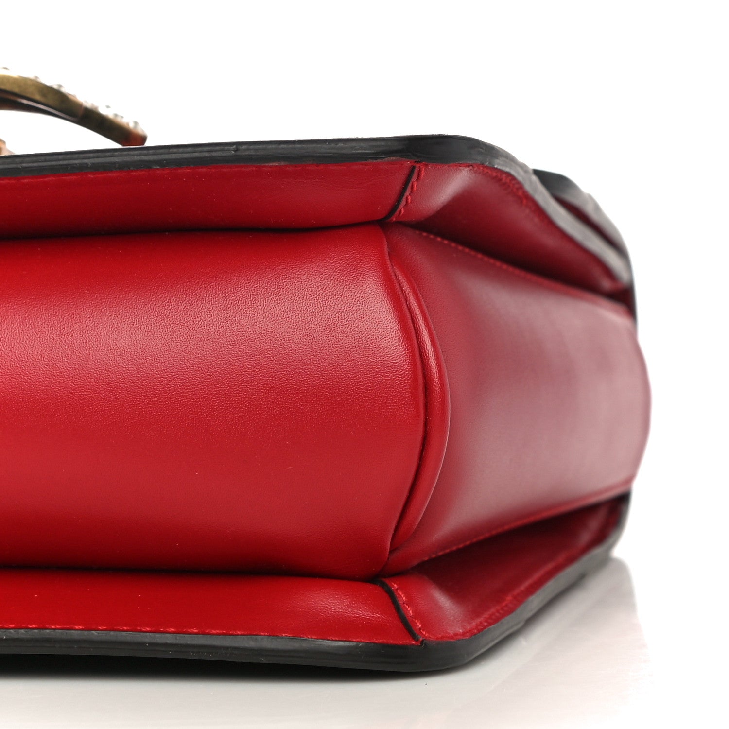 Gucci Calfskin Sylvie Web Queen Margaret Shoulder Bag Blue Agata Hibiscus Red Mystic White 10 of 10