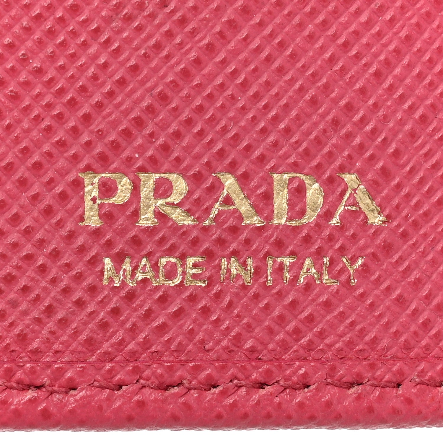 Prada Saffiano Metal 6 Key Holder Ibisco 6 of 14