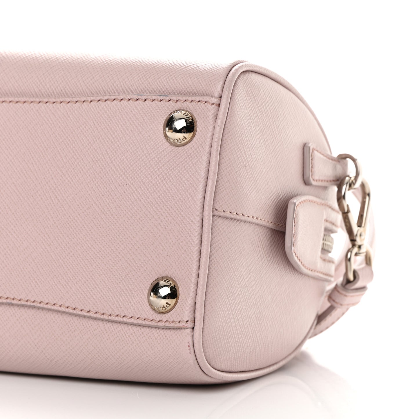 Saffiano Lux Top Handle Crossbody Bag Mughetto
