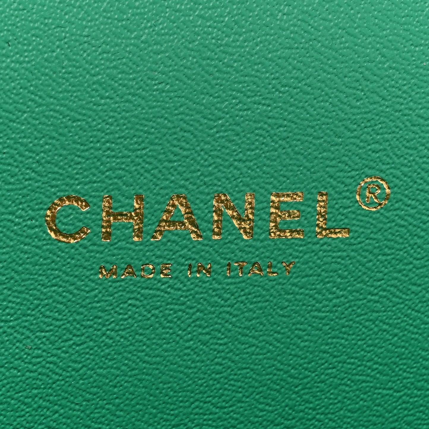 Lambskin Quilted Maxi Double Flap Green