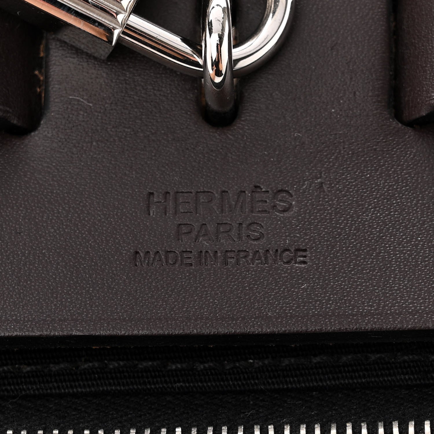 Hermes Toile Vache Hunter Herbag Zip 39 MM Black Ebene 7 of 15