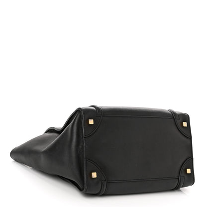 Celine Smooth Calfskin Micro Luggage Black 4 of 14