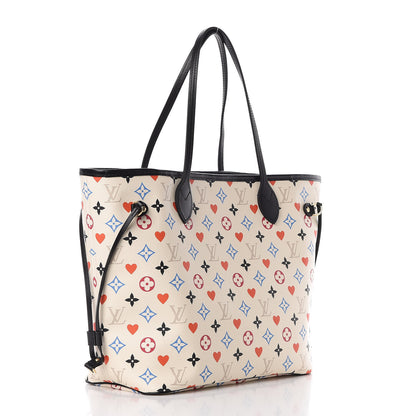 Louis Vuitton Game On Neverfull MM White 3 of 9