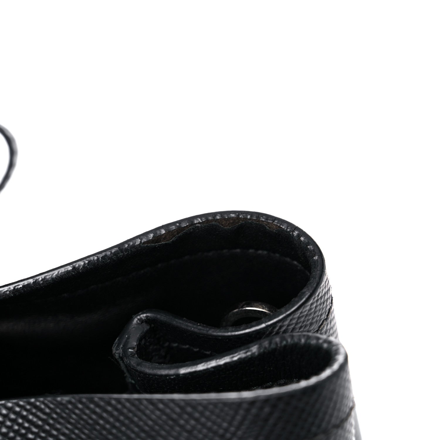 Prada Saffiano Cuir Medium Double Handle Tote Black 24 of 25