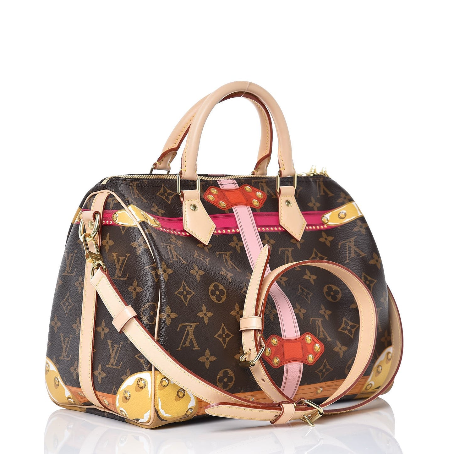 Monogram Summer Trunks Speedy Bandouliere 30