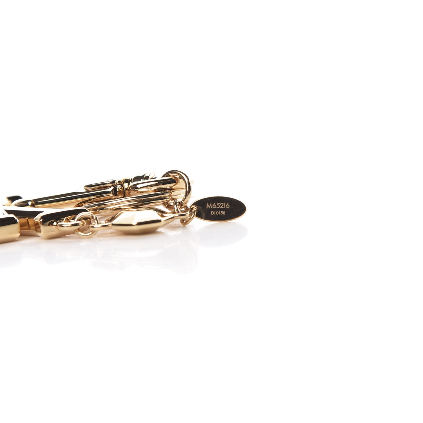 LV Facettes Bag Charm Key Holder Gold