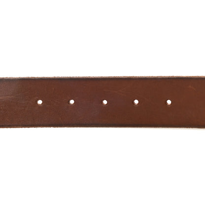 Gucci Calfskin Brass Feline Buckle Belt 80 32 Brown 8 of 11