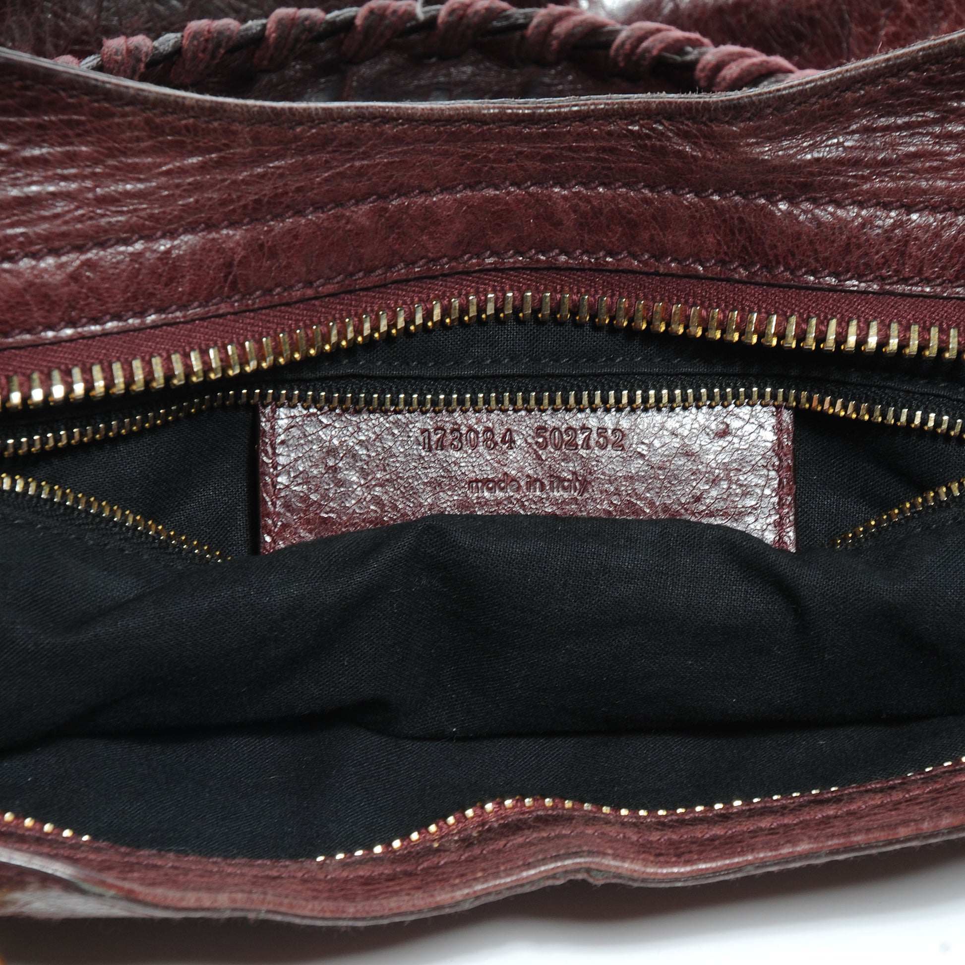 Balenciaga Agneau Giant 21 Gold Hardware City Black Cherry 6 of 7