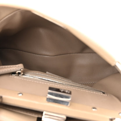 Fendi Nappa Mini Peekaboo Iconic Satchel Tortora 5 of 11