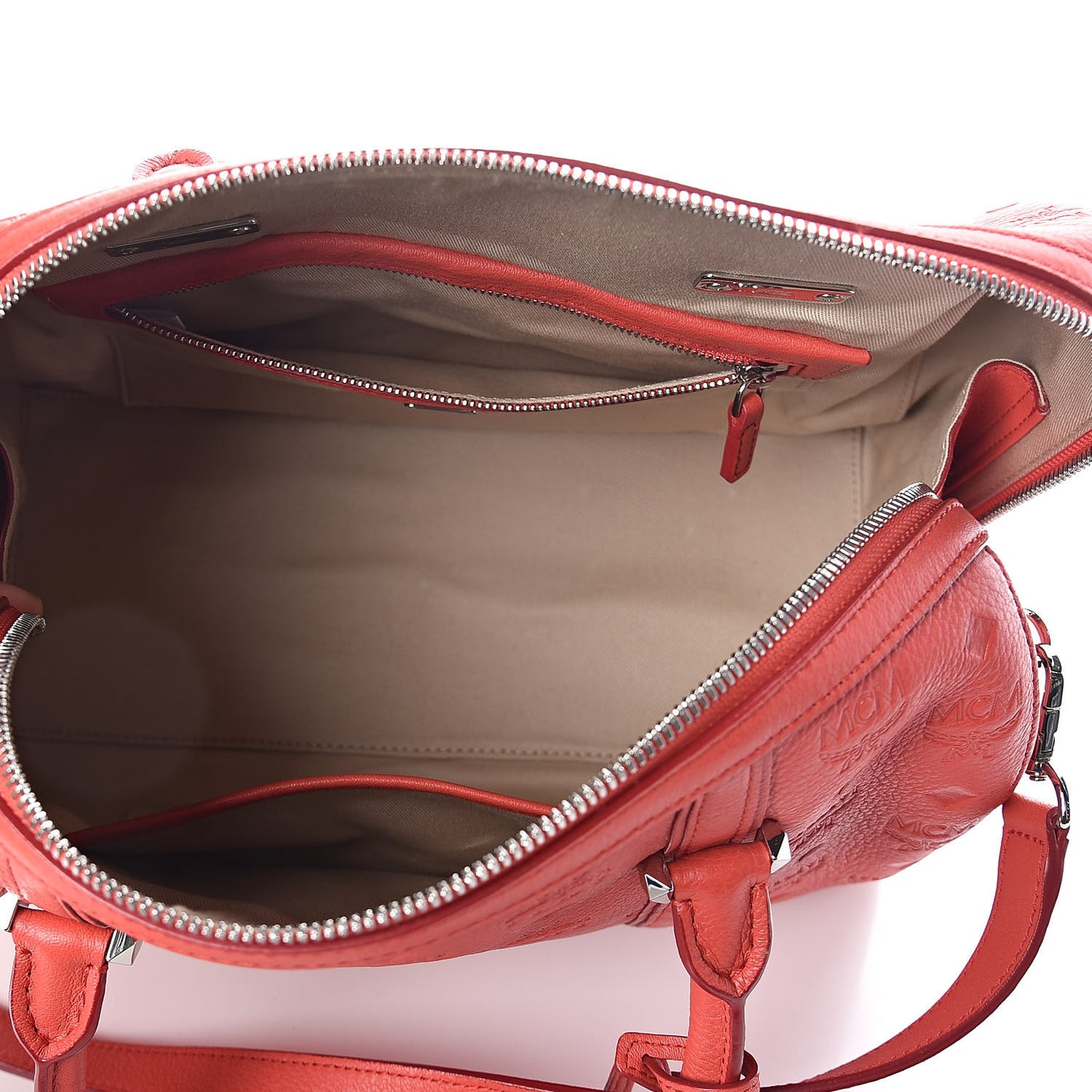 Visetos Medium Essential Boston Bag Coral