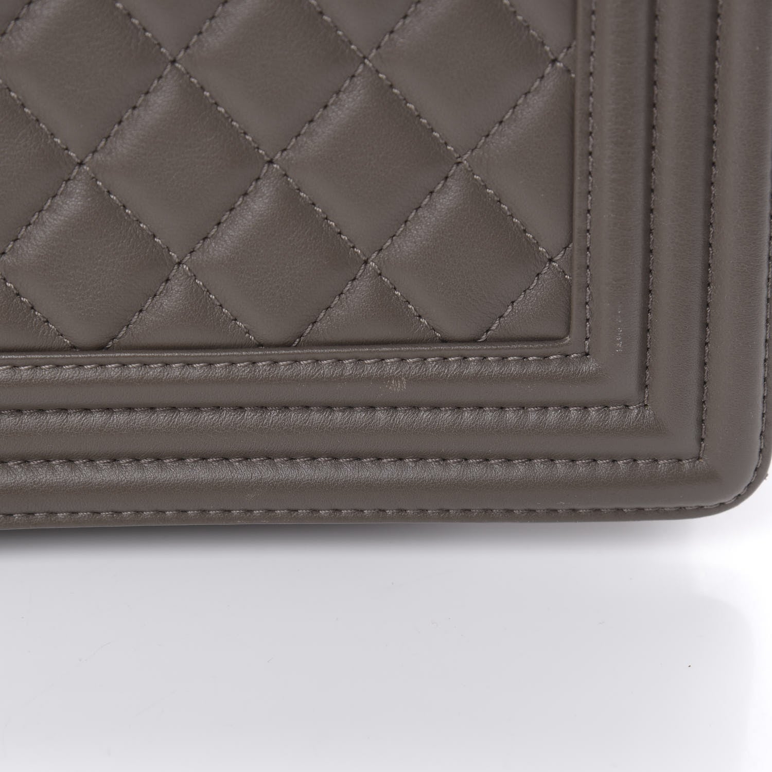 Chanel Lambskin Quilted Medium Boy Flap Khaki 13 of 13