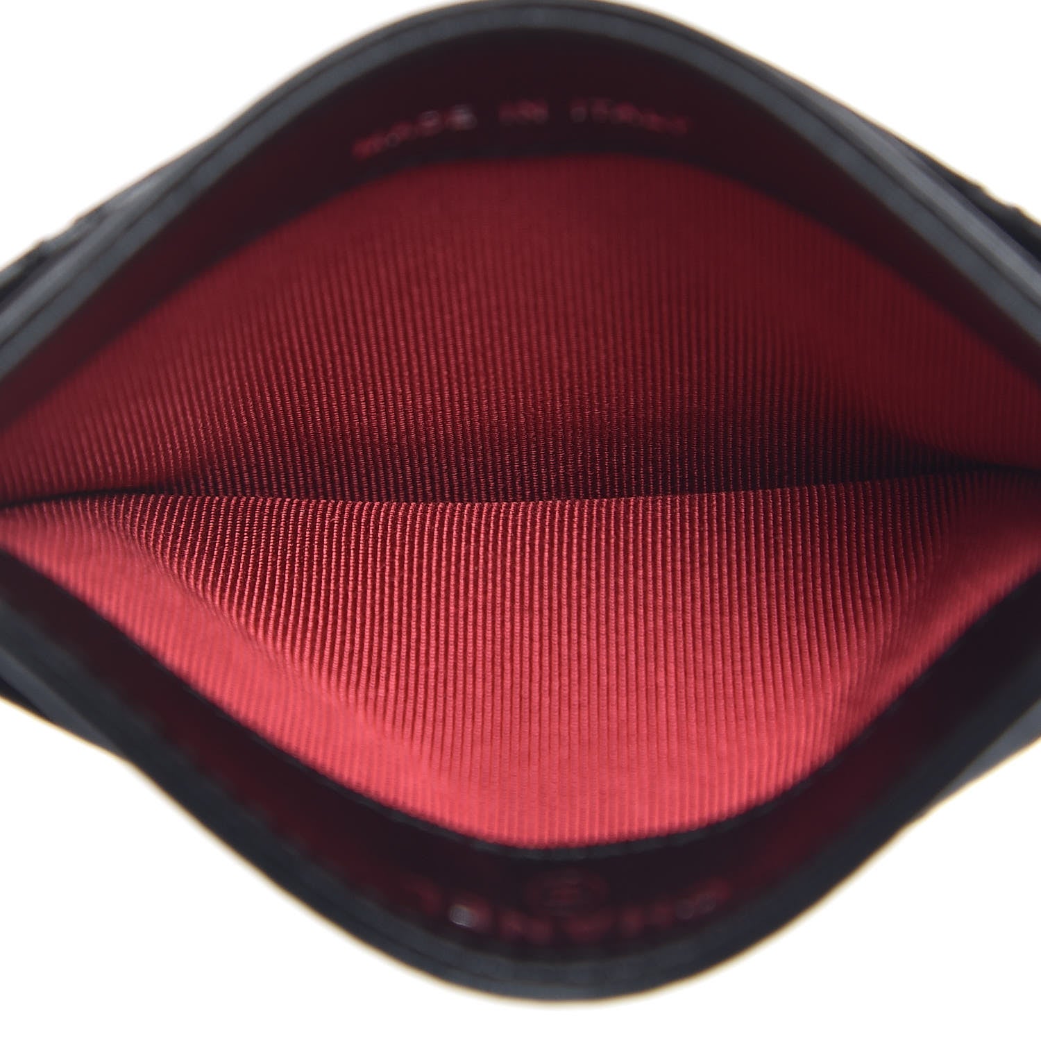 Chanel Aged Calfskin Quilted Gabrielle Card Holder Black 5 of 9