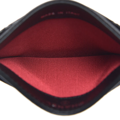 Chanel Aged Calfskin Quilted Gabrielle Card Holder Black 5 of 9