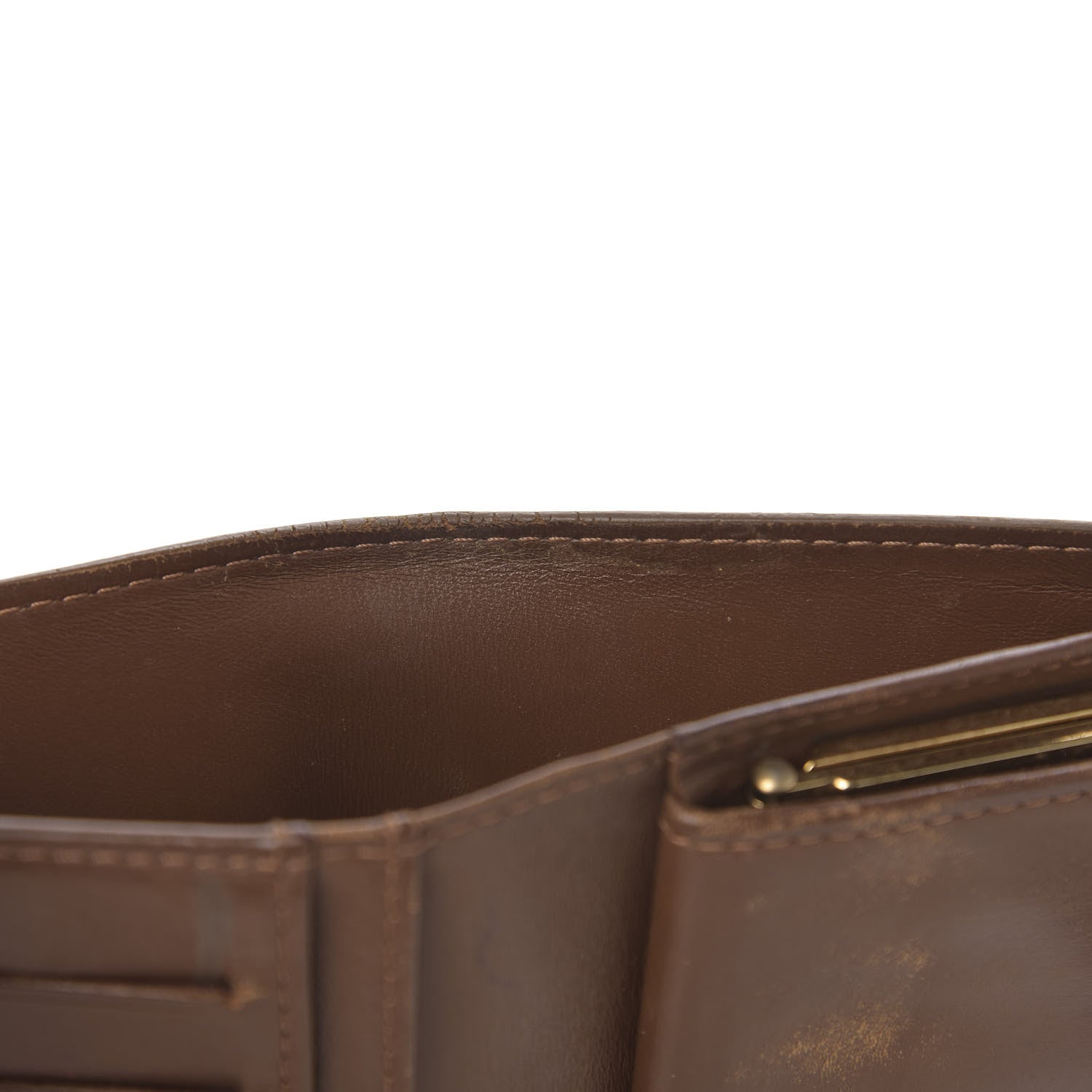 Louis Vuitton Vernis French Purse Wallet Bronze 9 of 12