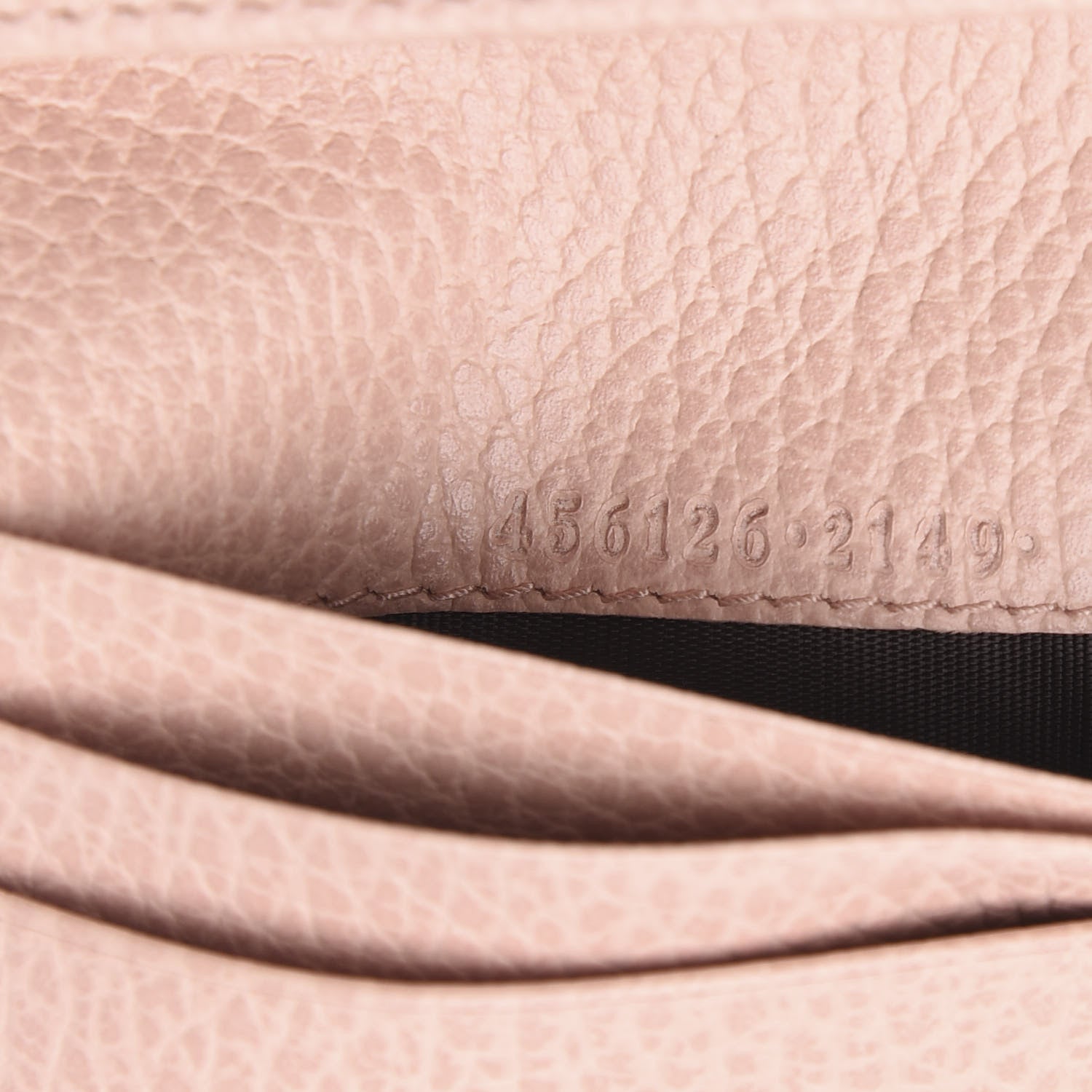 Gucci Dollar Calfskin GG Marmont Card Case Perfect Pink 6 of 8