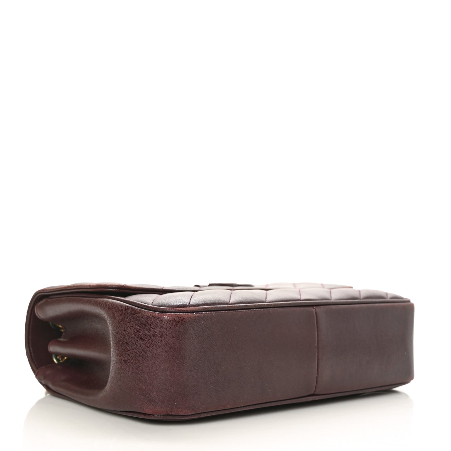 Lambskin Quilted Jumbo Coco Vintage Flap Purple