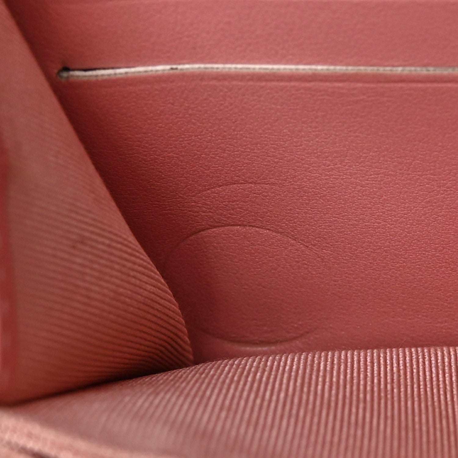 Chanel Iridescent Caviar Quilted Large Zip Around Organizer Wallet Pink 15 of 19