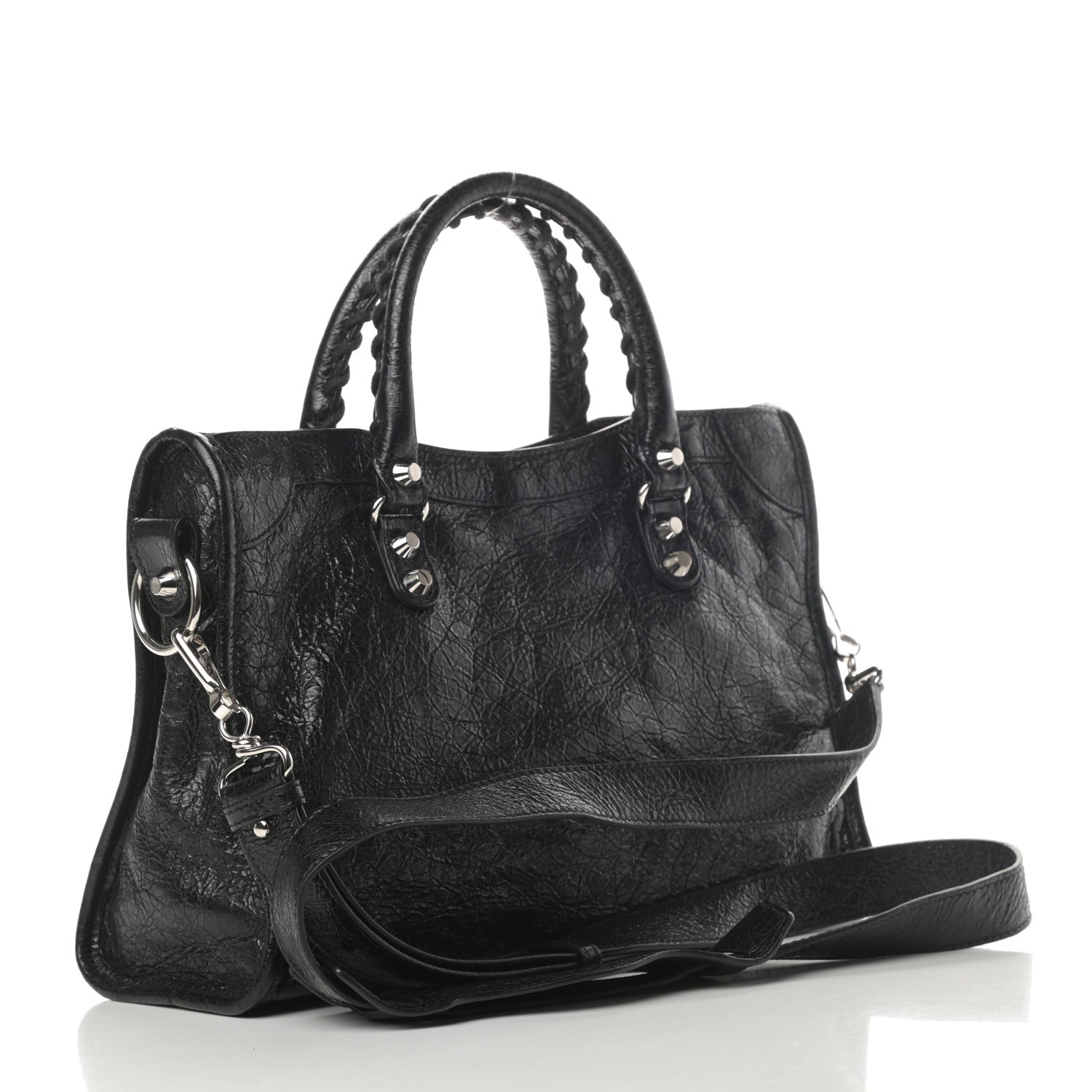 Balenciaga Agneau Classic Silver Hardware S City Black 3 of 10