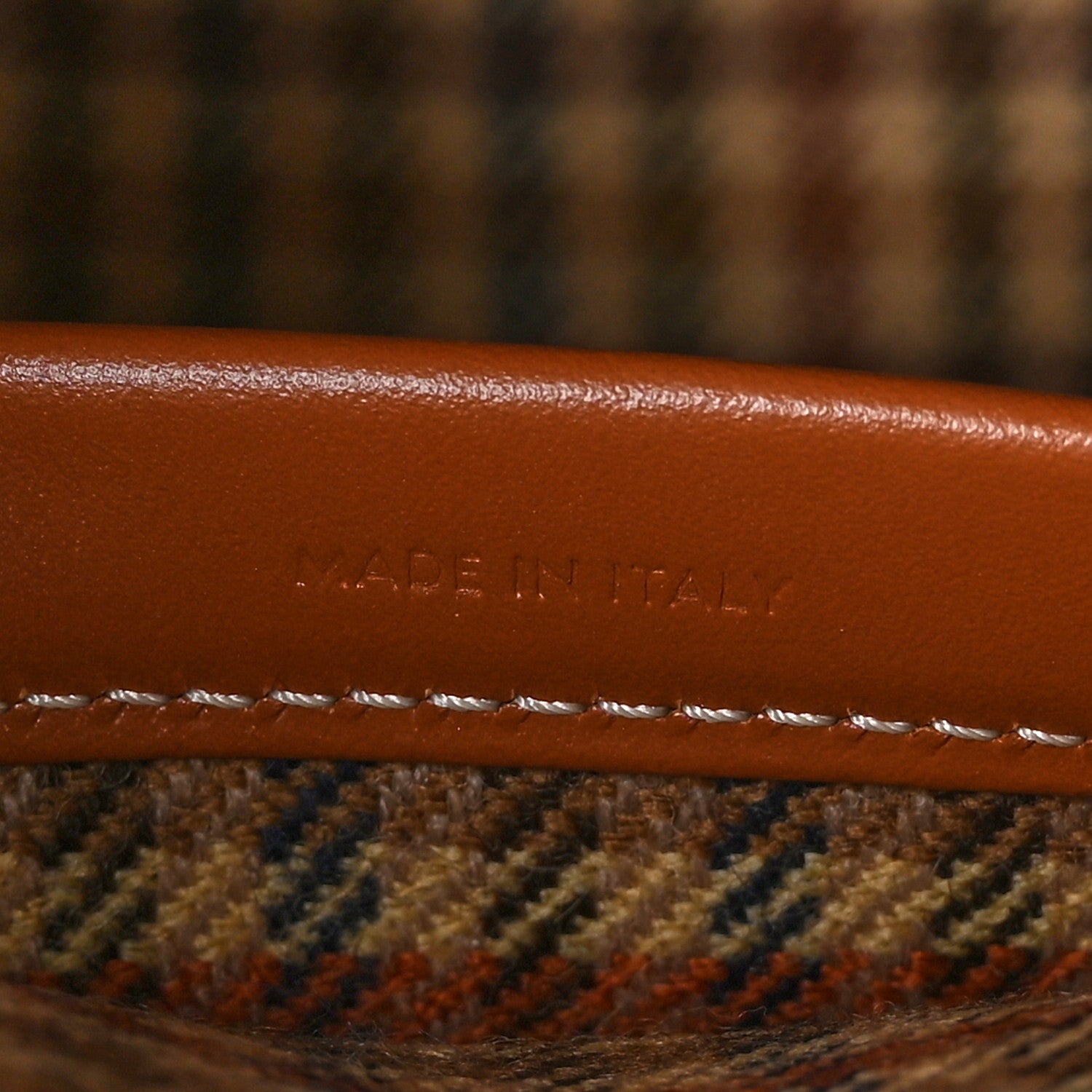 Celine Tweed Calfskin Triomphe Small Cabas Thais Multicolor 7 of 10