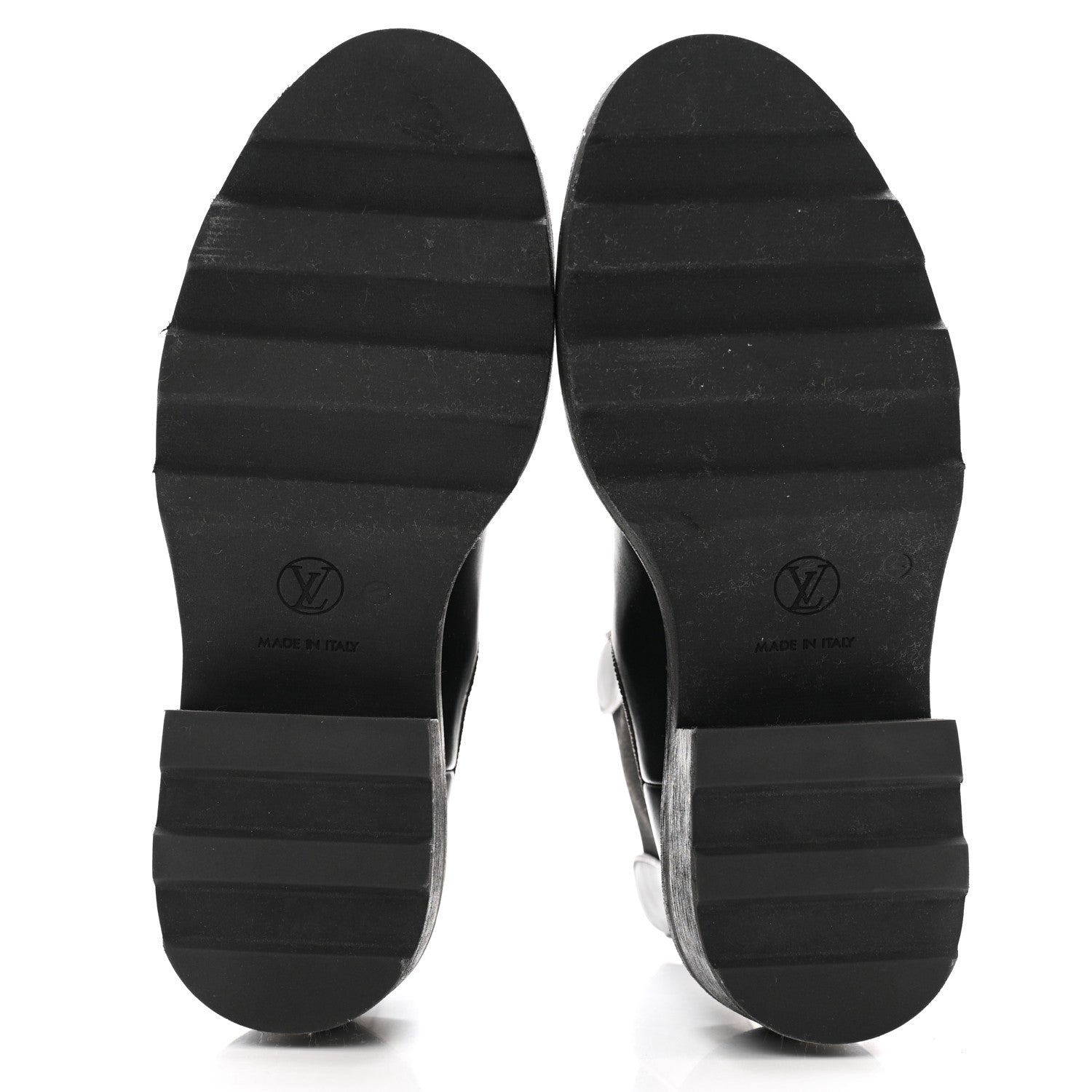 Louis Vuitton Calfskin Monogram Beaubourg Ankle Boots 41 Black 7 of 14