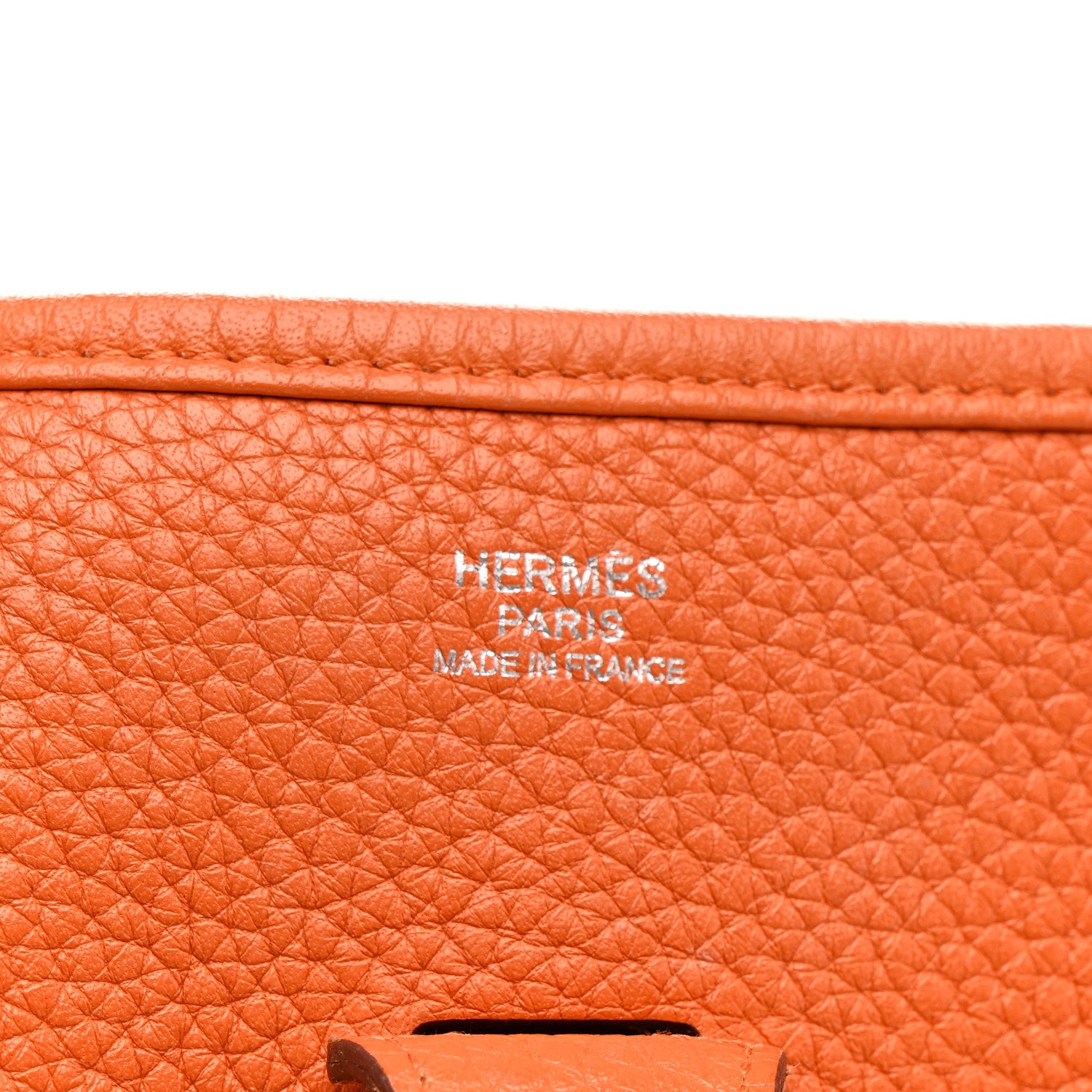 Hermes Taurillon Clemence Evelyne III PM Orange 6 of 17