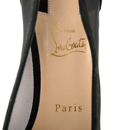 Christian Louboutin Veau Velours Rete Galativi 70 Pumps 39.5 Black 7 of 9