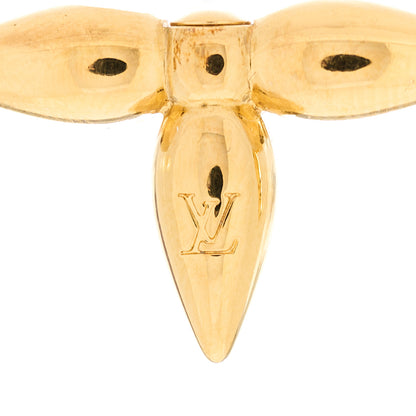 Louis Vuitton Pearl Louisette By Night Earrings Gold 4 of 4
