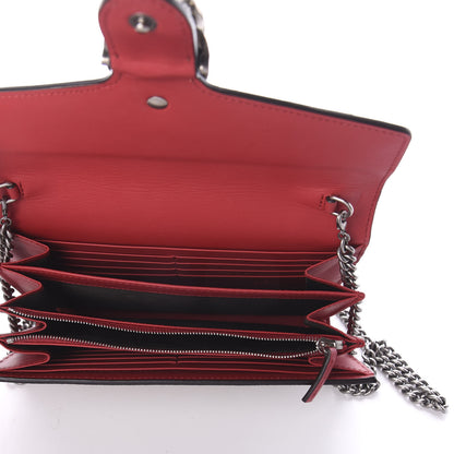 Gucci GG Supreme Monogram Mini Dionysus Chain Wallet Beige Vulcanic Red 4 of 7