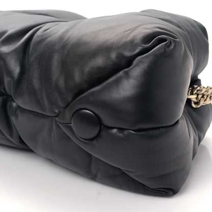 Proenza Schouler Lambskin Puffy Tobo Chain Shoulder Bag Black 9 of 9