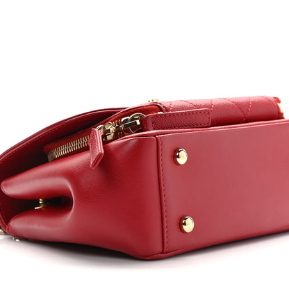 Chanel Caviar Quilted Small Business Affinity Flap Red 7 of 8