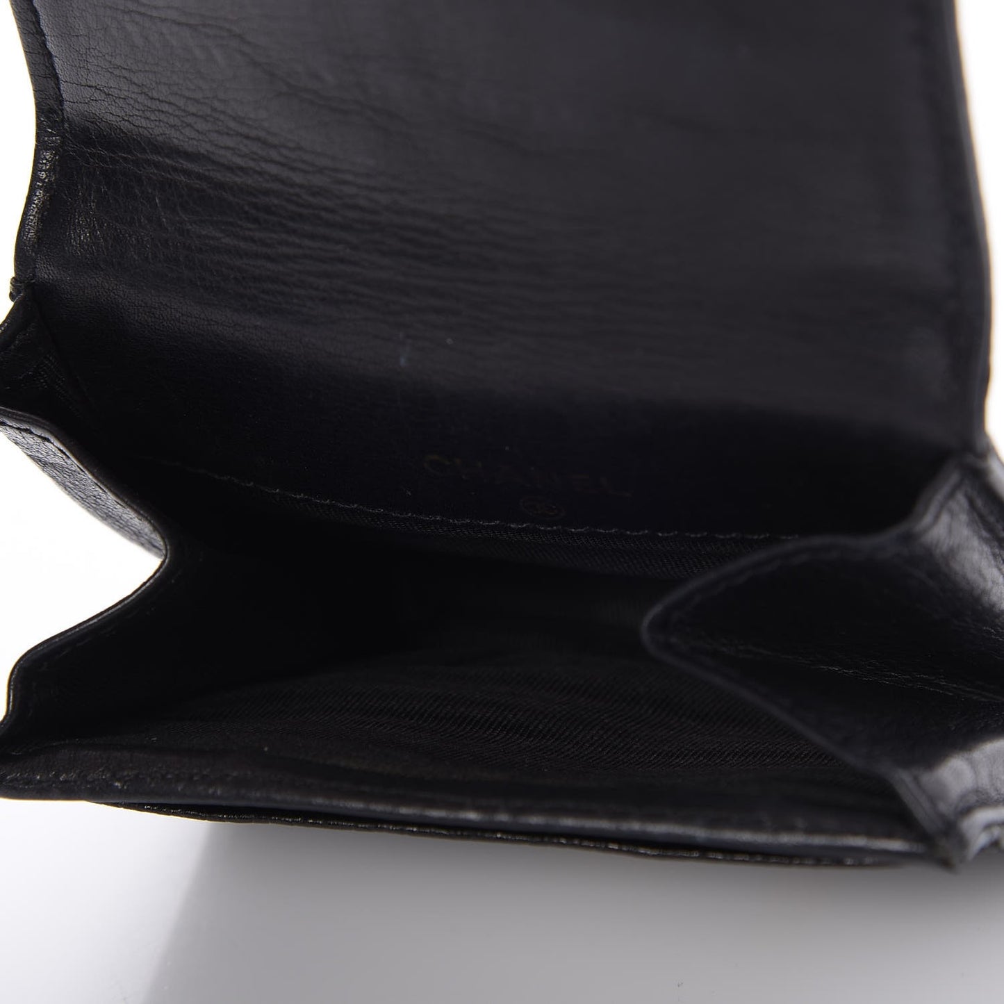 Caviar Timeless CC Flap Card Holder Black