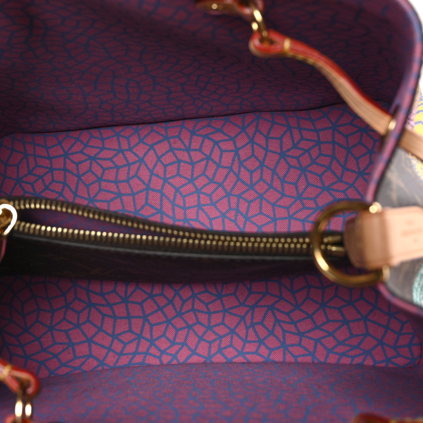 LV X YK Monogram Kusama Pumpkin Neonoe MM