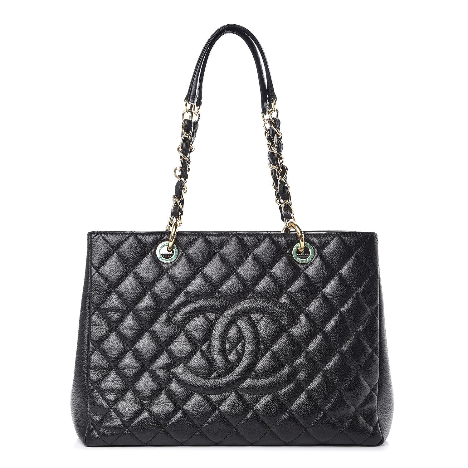 Chanel Caviar Quilted Grand Shopping Tote GST Black 1 of 9