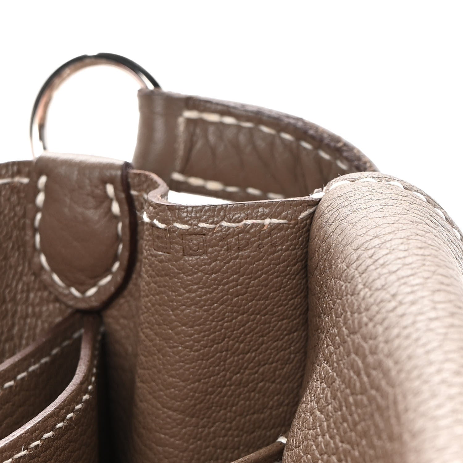 Hermes Taurillon Clemence Sac Roulis 23 Etoupe 6 of 16