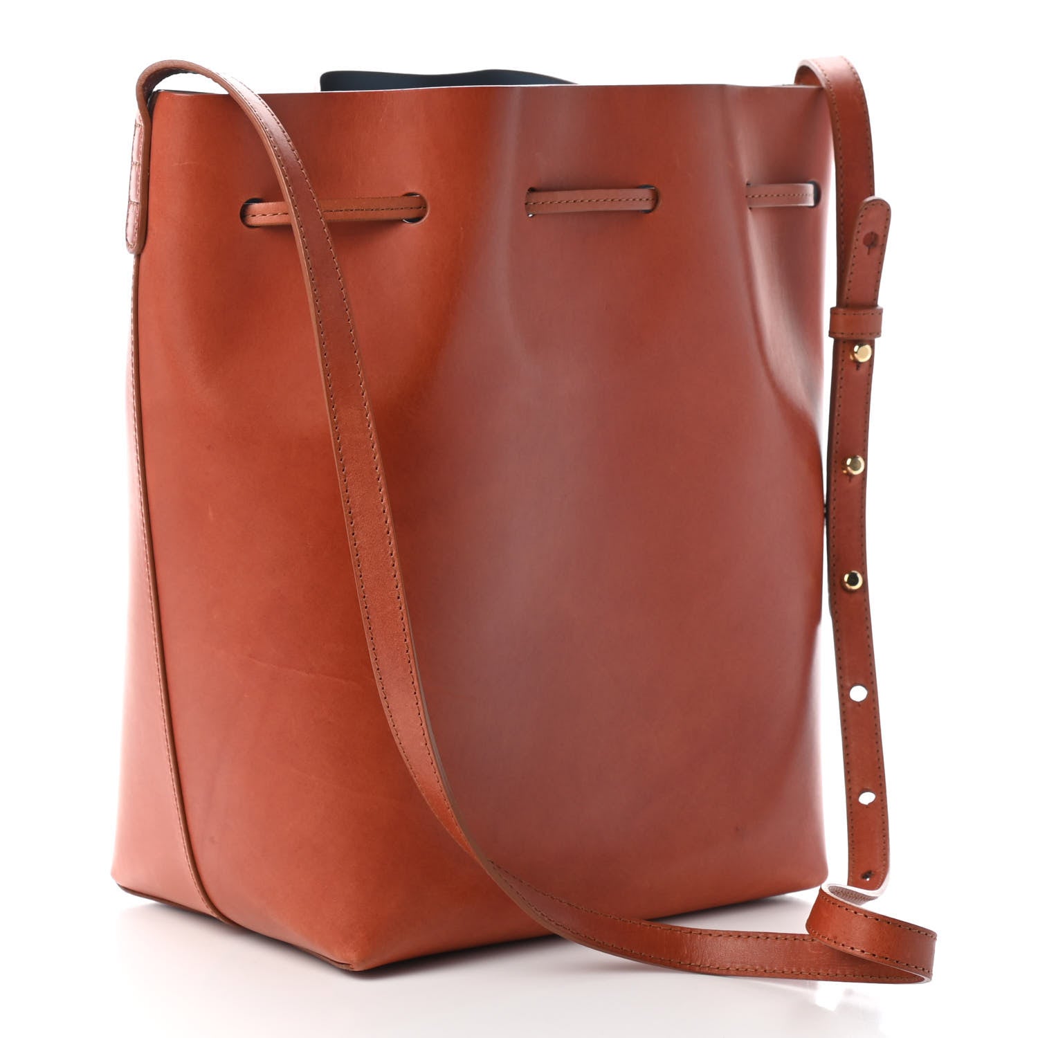 Mansur Gavriel Calfskin Bucket Bag Brandy 3 of 8